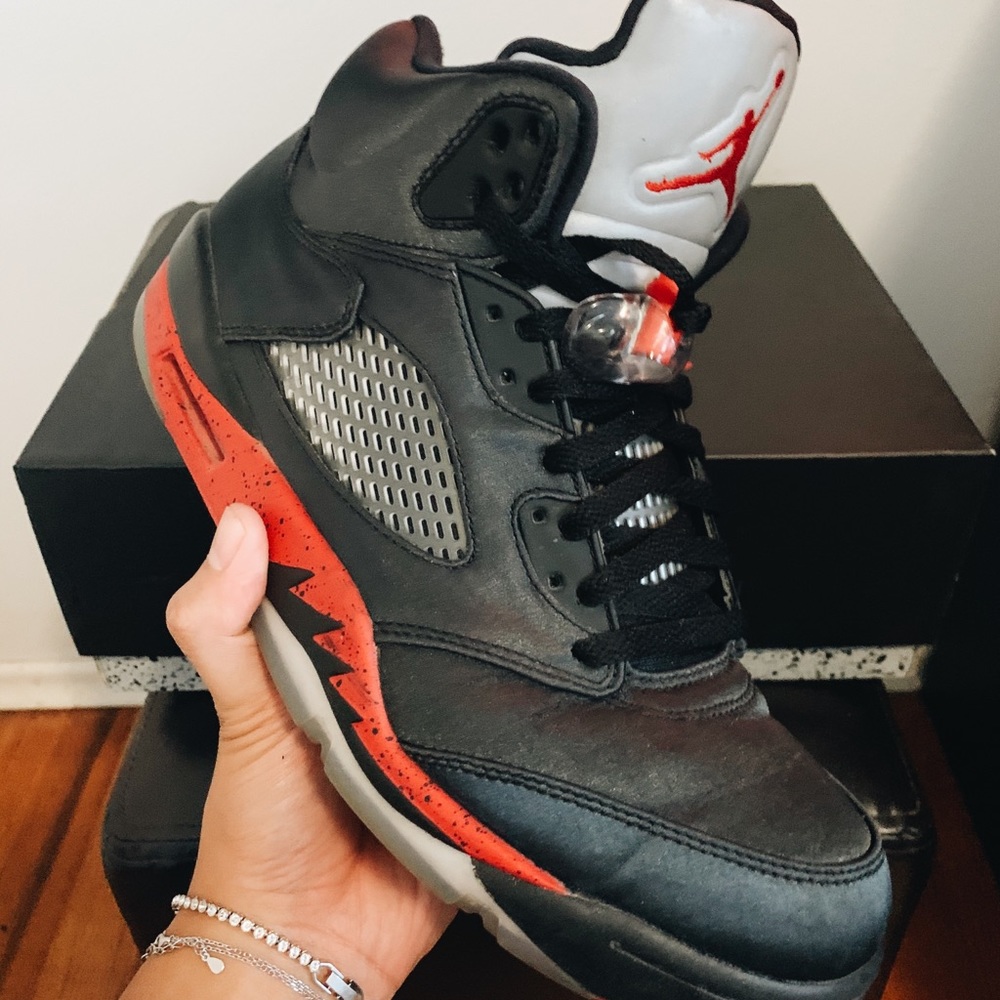 Men's Air Jordan 5 Satin Bred
